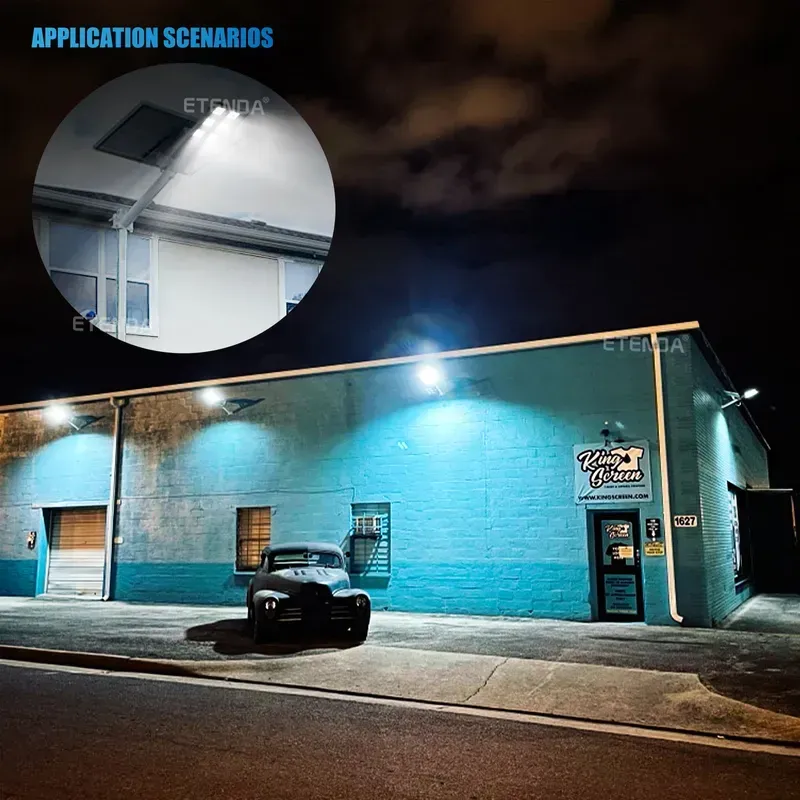 Solar - charged street lights