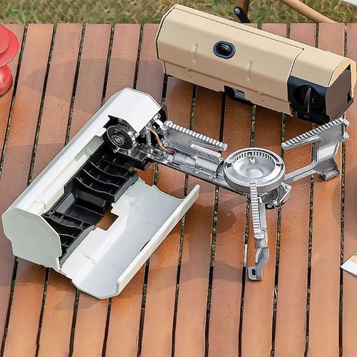 Outdoor Camping Cooking Set Survival Tourist Outdoor Mini Portable Folding Gas Camping Stoves & Accessories