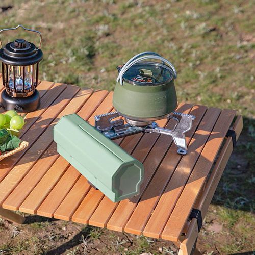 Outdoor Camping Cooking Set Survival Tourist Outdoor Mini Portable Folding Gas Camping Stoves & Accessories