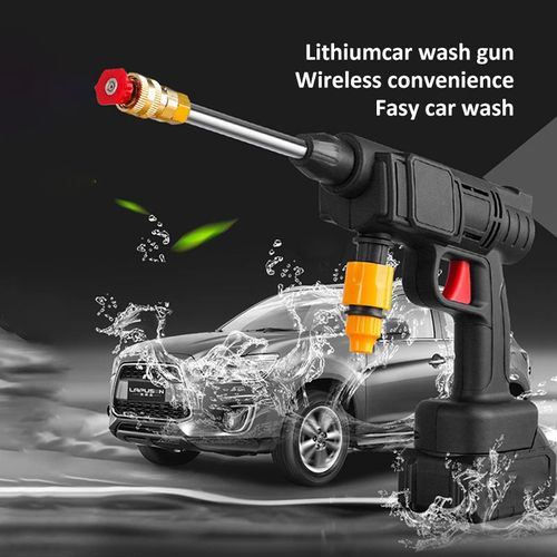 Wireless High - Pressure Car Wash Gun: Unleash Strong Jets Anywhere! 🚗