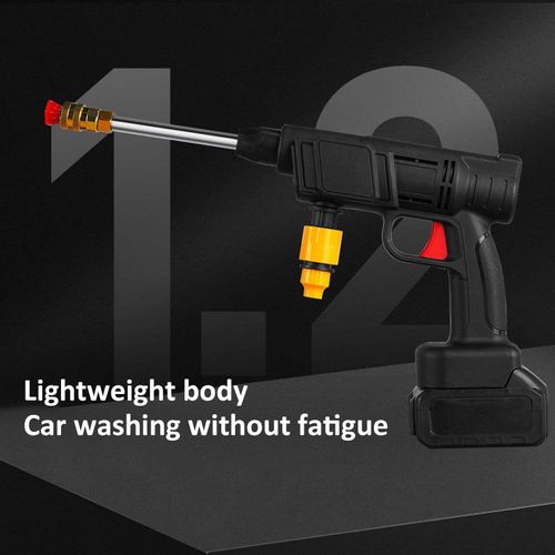 Wireless High - Pressure Car Wash Gun: Unleash Strong Jets Anywhere! 🚗