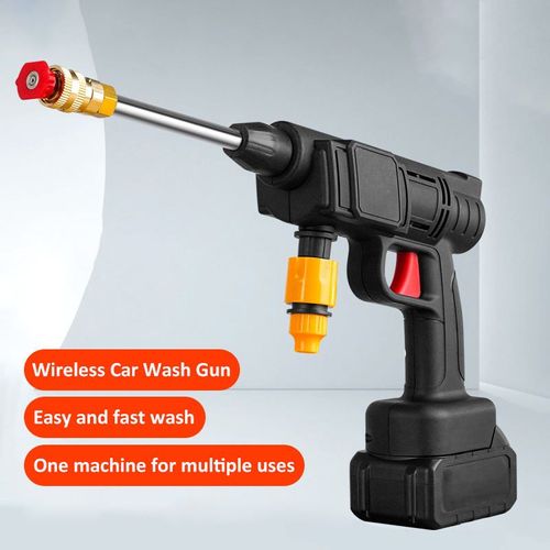 Wireless High - Pressure Car Wash Gun: Unleash Strong Jets Anywhere! 🚗
