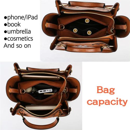 New Arrival Bucket Bag: High - end Stylish Embossed Handbag with Large Capacity, Comes with a Detachable Pouch, Perfect for Shoulder Carry