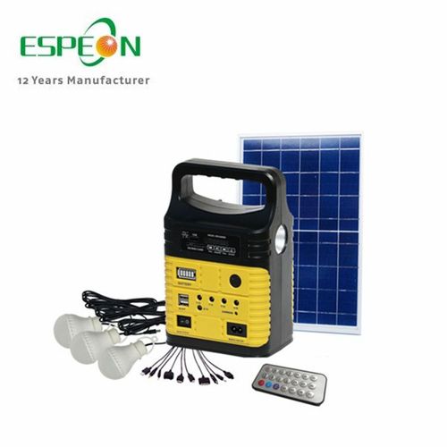Portable Solar Lighting System Outdoor Generator Backup Power Support Solar Battery Power Bank Camping Lighting Charging Use