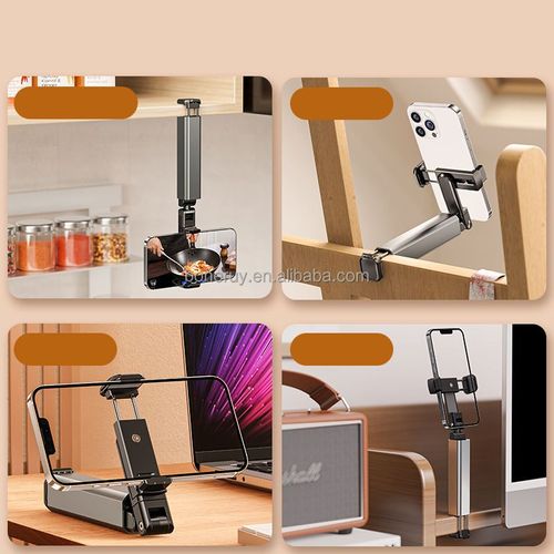 Boneruy E02 Acrylic Aluminum Alloy Bracket New Car-Mounted Retractable Phone Holder Cute Design With Stable Retractability