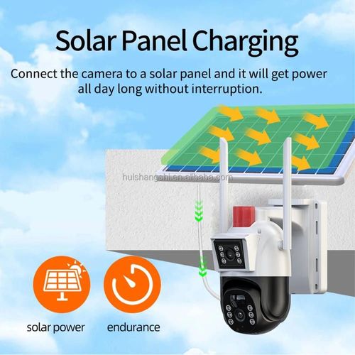 High-Quality Smart Solar Energy Saving Outdoor PTZ WIFI Camera with 4G SIM Card for Security, CCTV, and Network Surveillance
