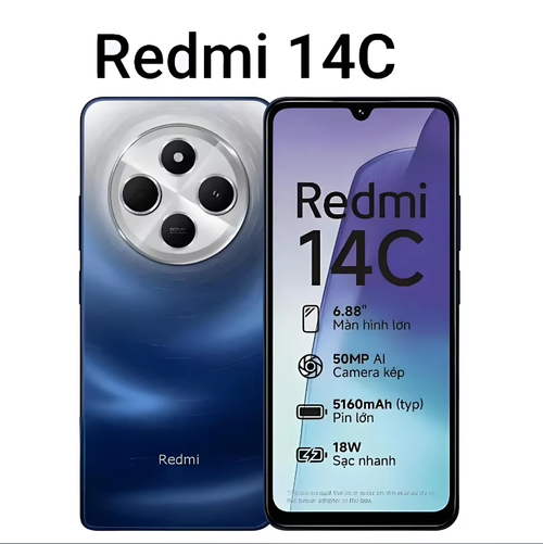 XIAOMI XIAOMI Redmi 14C - 6.88(8GB 256GB) 4G Dual SIM, 5160mAh - Starry Blue