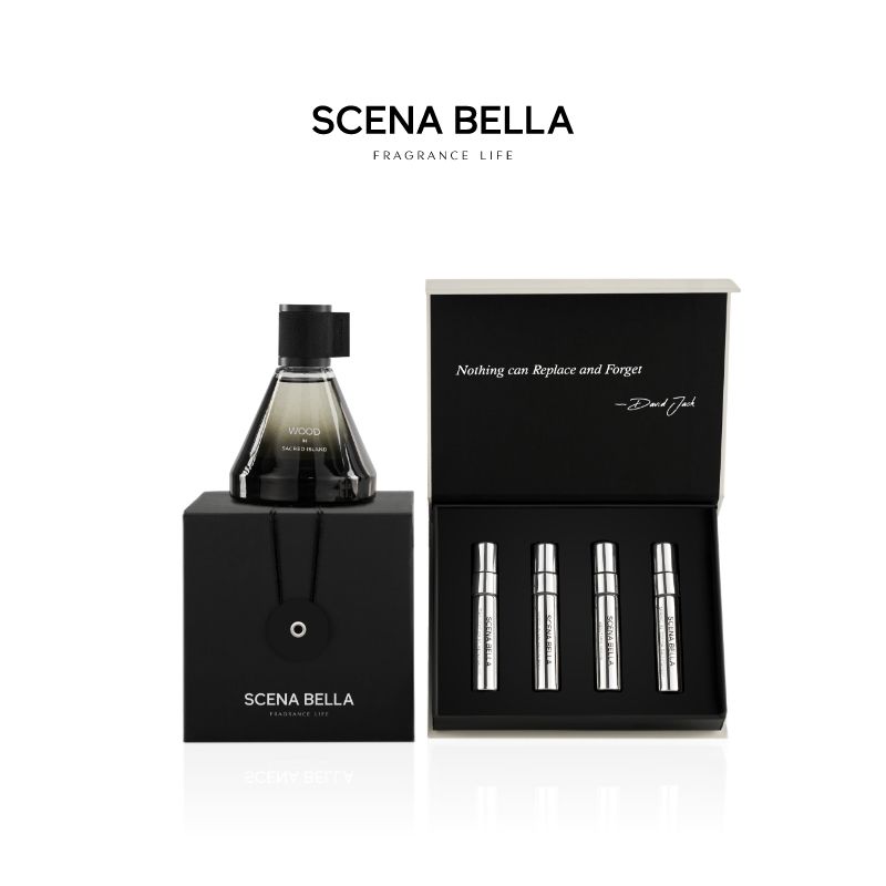 SC姍那貝拉孤島聖木小眾香水女士木質持久淡香高級禮盒生日禮物