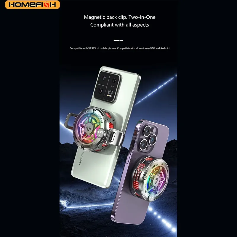 Refroidisseur semi-conducteur magnétique avec écran digital et lumières RGB