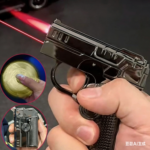 Briquet multifonction pliable à double forme