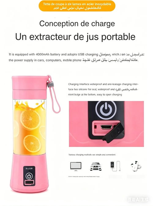 Mini presse-agrumes portable