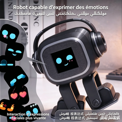 🇲🇦 Robot intelligent EMO – votre compagnon interactif – Paiement à la livraison 🔥🤖🛒