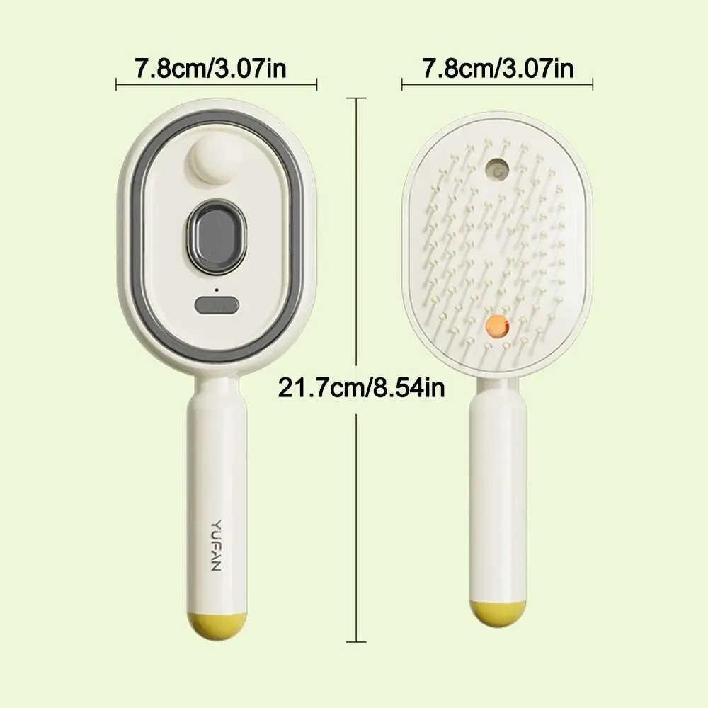 Peigne massant électrique vaporisateur pour cheveux