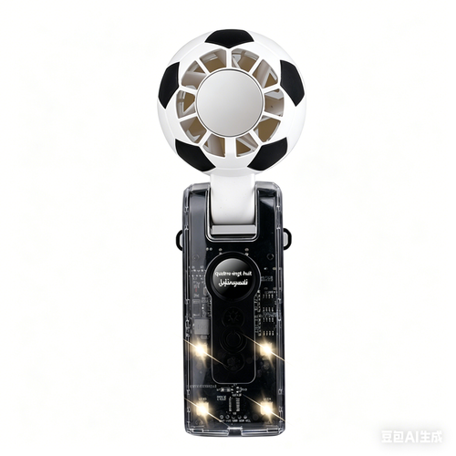 Ventilateur portable manuel design football