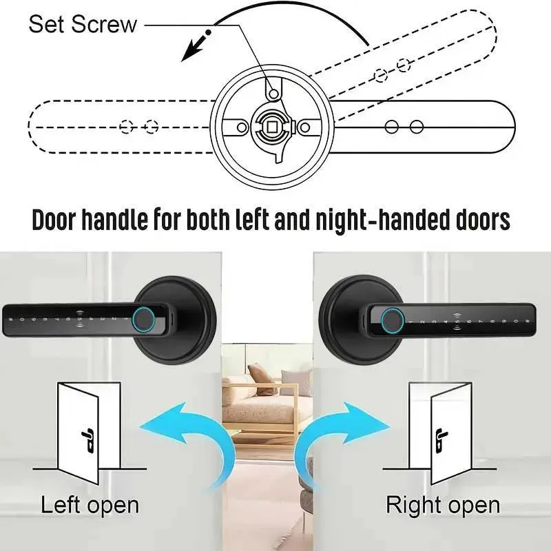 Serrure de porte intelligente écologique