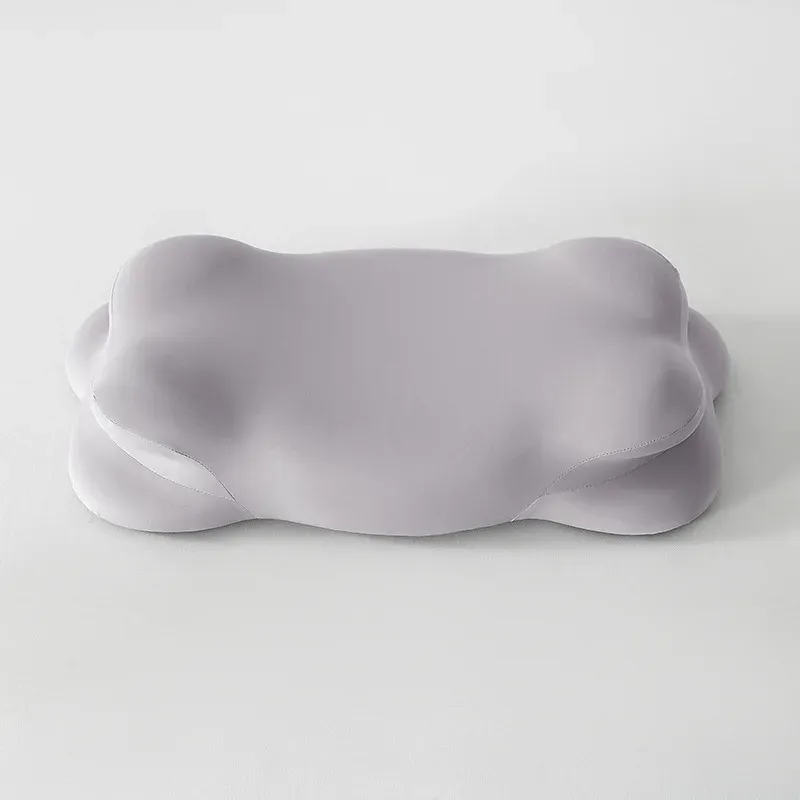 Oreiller nuage confortable, mousse mémoire ergonomique soutien cervical pour dormeurs latéraux, housse respirante lavable