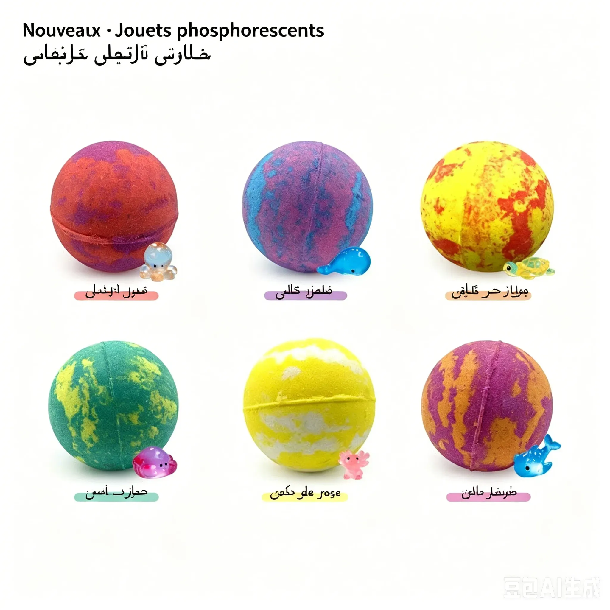🇲🇦 Ballon à bulles pour baignoire pour enfants – avec jouet mystère – Paiement à la livraison 🔥🛁🎈🎁🛒