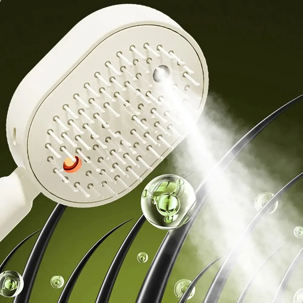Peigne massant électrique vaporisateur pour cheveux