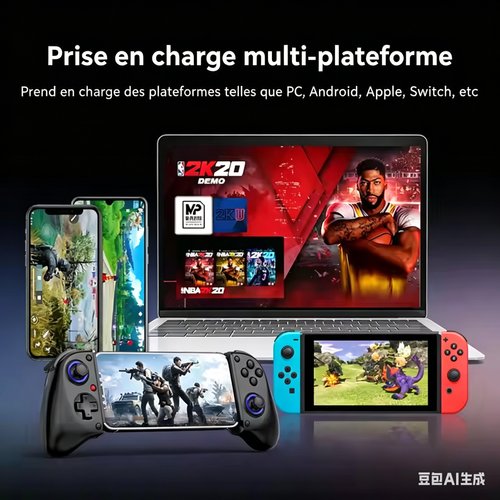 Manette de jeu rétractable