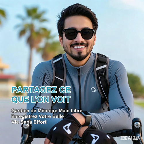 Lunettes intelligentes Bluetooth avec caméra