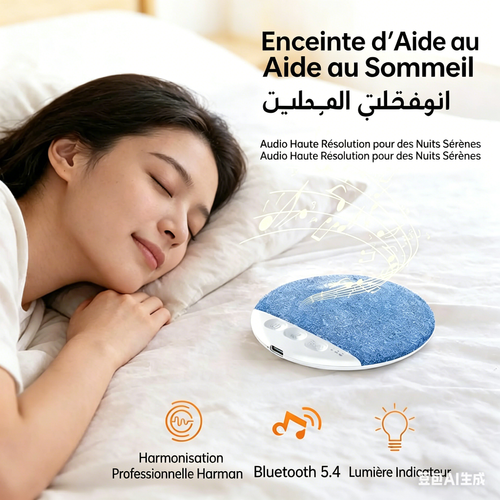 Haut-parleur d'oreiller Bluetooth ultra-fin