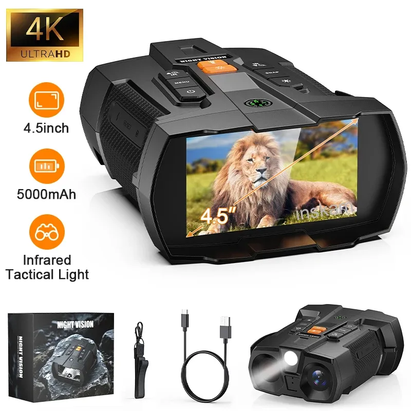Jumelles et monoculaires infrarouges de vision nocturne 4K