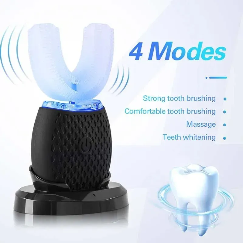 Brosse à dents électrique sonique en forme U