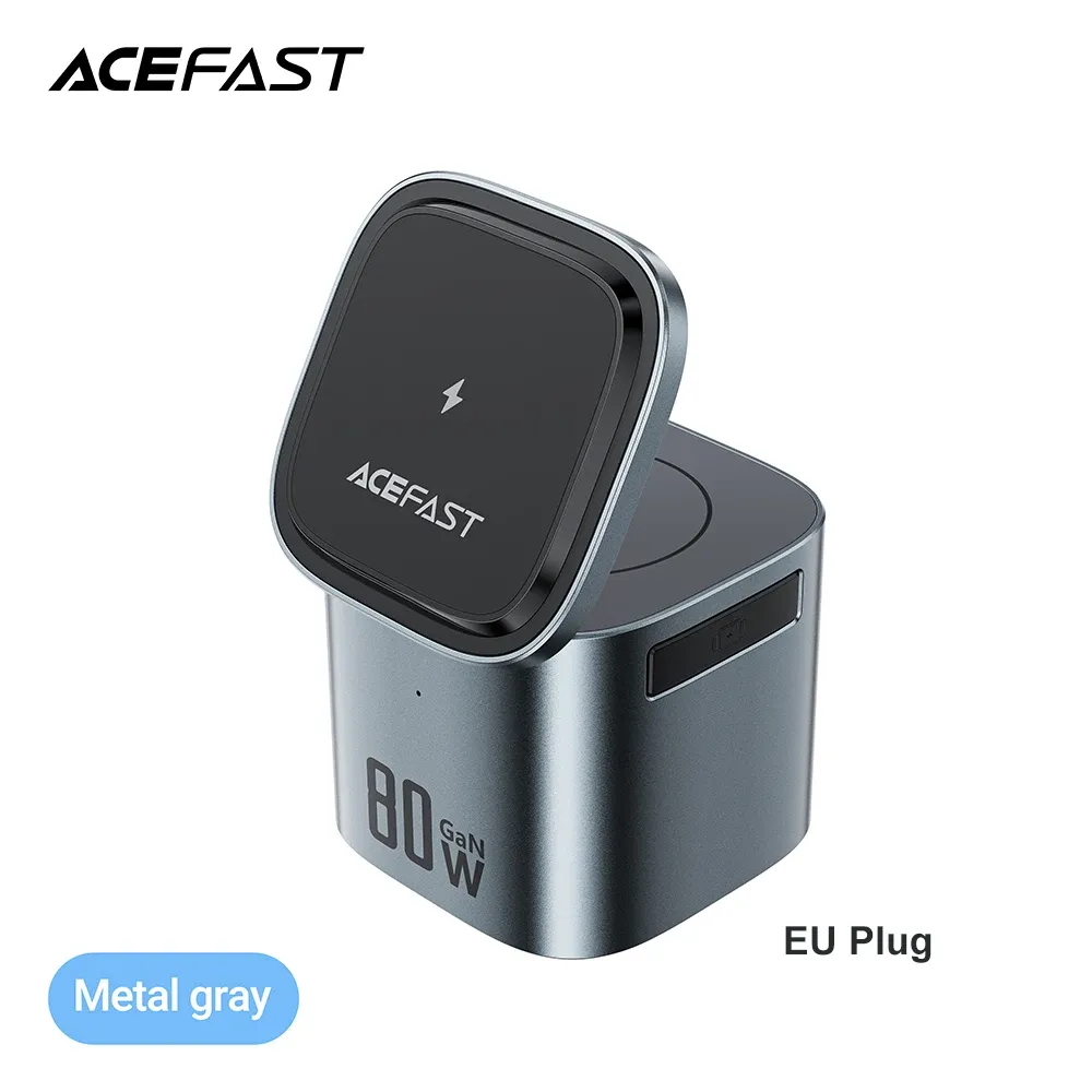 Station de charge sans fil magnétique multifonction 6 en 1 GaN 65W