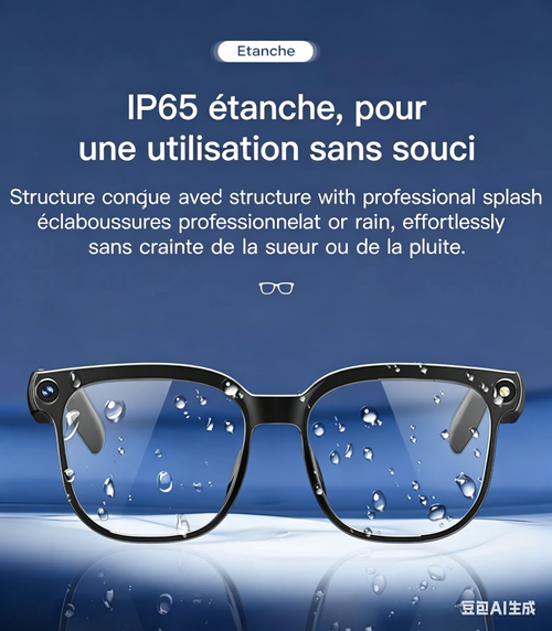 Lunettes intelligentes Bluetooth avec caméra