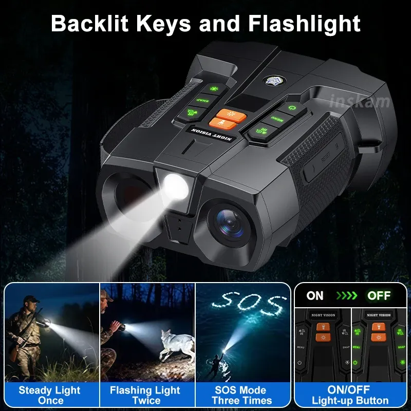 Jumelles et monoculaires infrarouges de vision nocturne 4K