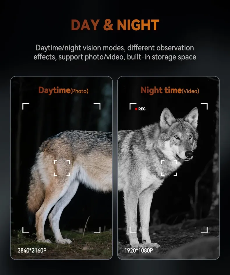 Jumelles et monoculaires infrarouges de vision nocturne 4K