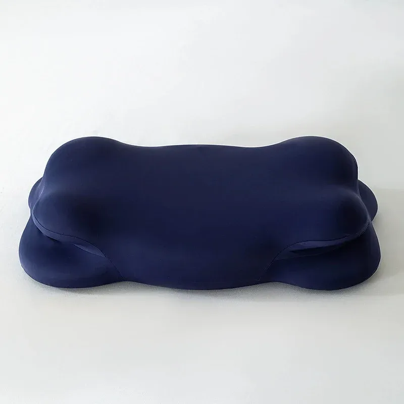 Oreiller nuage confortable, mousse mémoire ergonomique soutien cervical pour dormeurs latéraux, housse respirante lavable