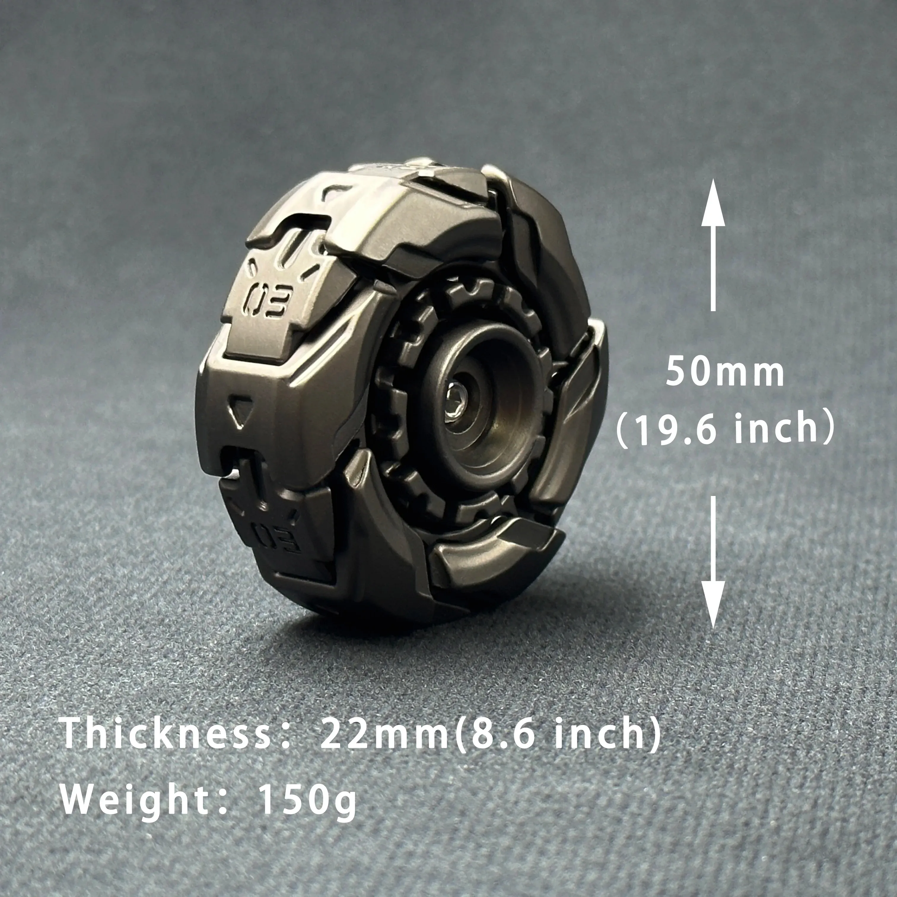 EDC Fidget Sliders Open Armor Spinning TopFidget Toys لتخفيف التوتر للبالغين ميتا المغناطيسي