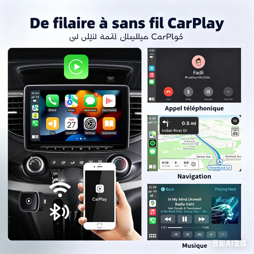 CarPlay portable universel pour voiture