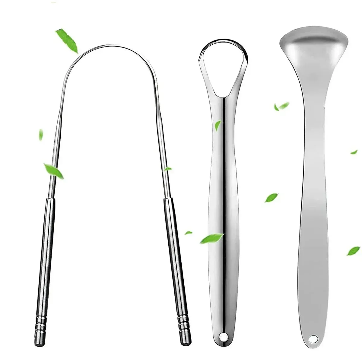 Racleur de langue en acier inoxydable