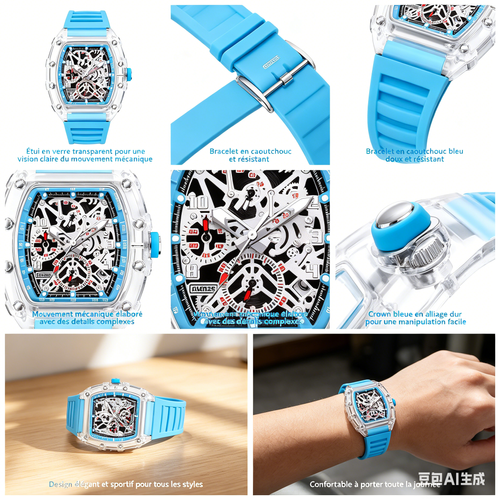 X-Montre mécanique pour homme haut de gamme