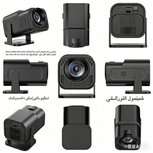 Projector with WiFi and Bluetooth Support  8K.4K Compatible   1280*720P Resolution   Built-in Speaker