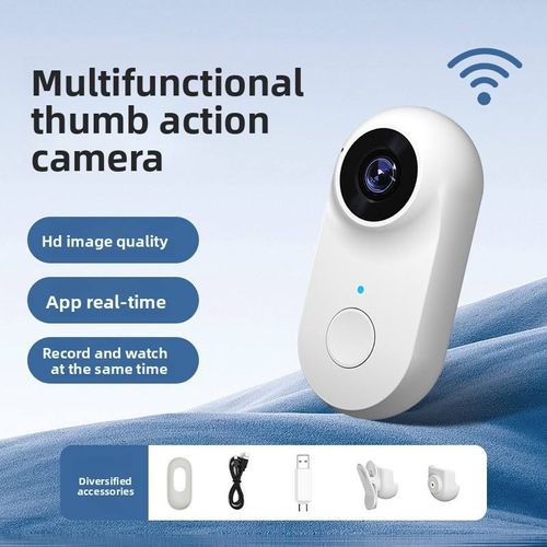 Caméra d'action portable pour cyclisme, voyage et enregistrement chats et chiens