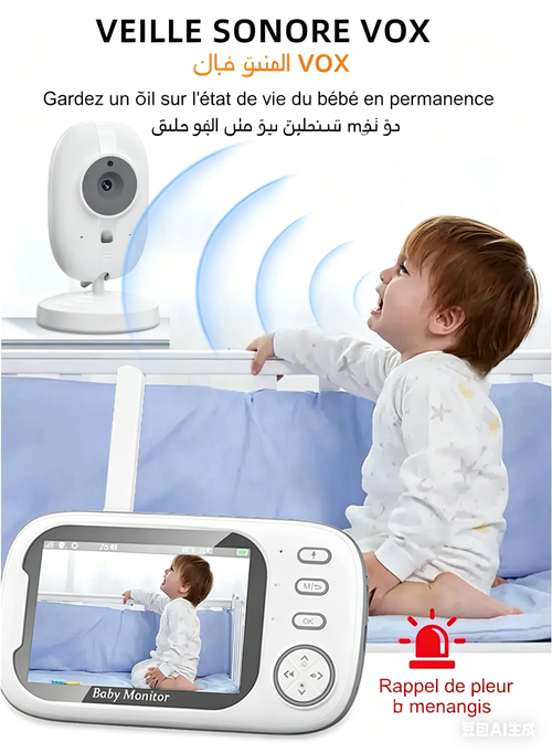 Caméra de sécurité pour bébé et surveillance domestique