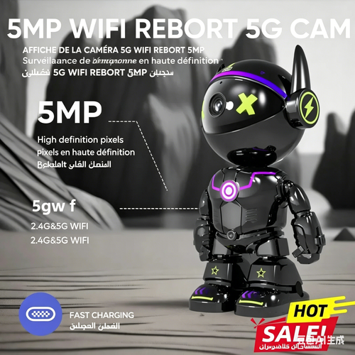 Caméra WiFi 360° audio double suivi intelligent