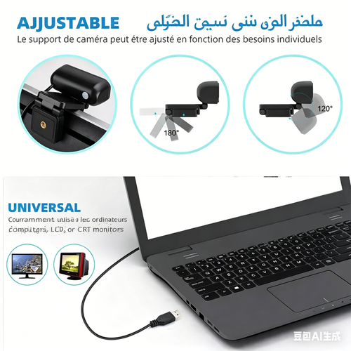 كاميرا صغيرة 1080P فول إتش دي للكمبيوتر