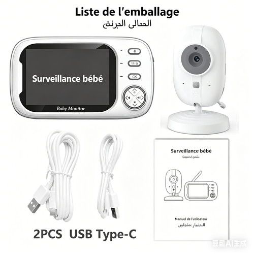 Caméra de sécurité pour bébé et surveillance domestique