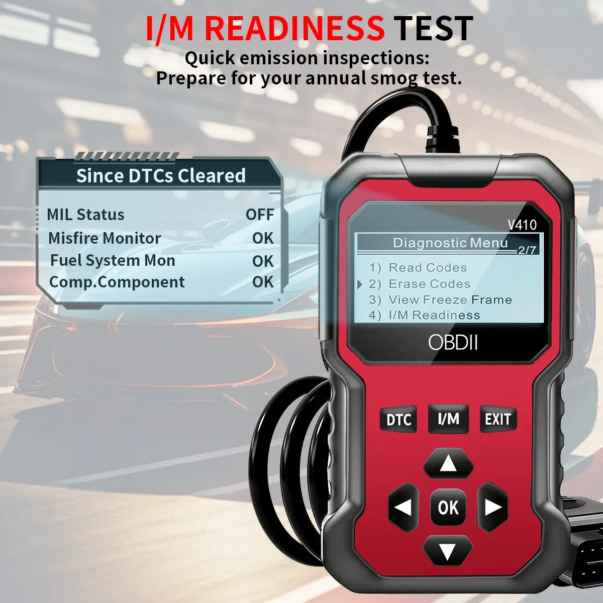 Outil de diagnostic automobile haut de gamme OBDII professionnel