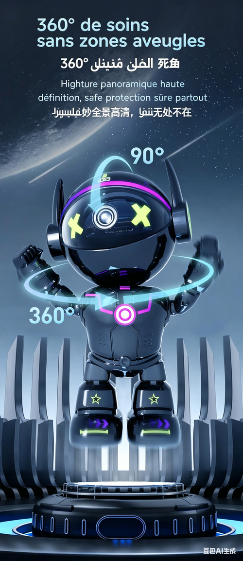 Caméra WiFi 360° audio double suivi intelligent