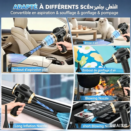Aspirateur portable 6 en 1