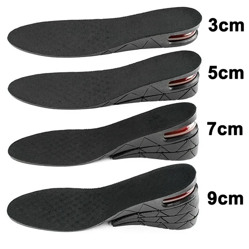 Semelles compensatrices à coussin d'air pour homme et femme