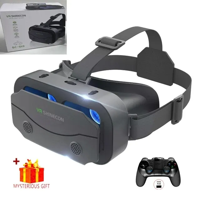 Lunettes VR, casque de réalité virtuelle, verres 3D intelligentsAccessoire de jeu mobile compatible smartphone