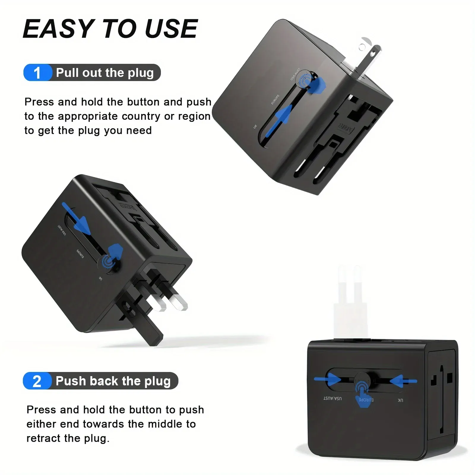 Adaptateur de voyage universel international