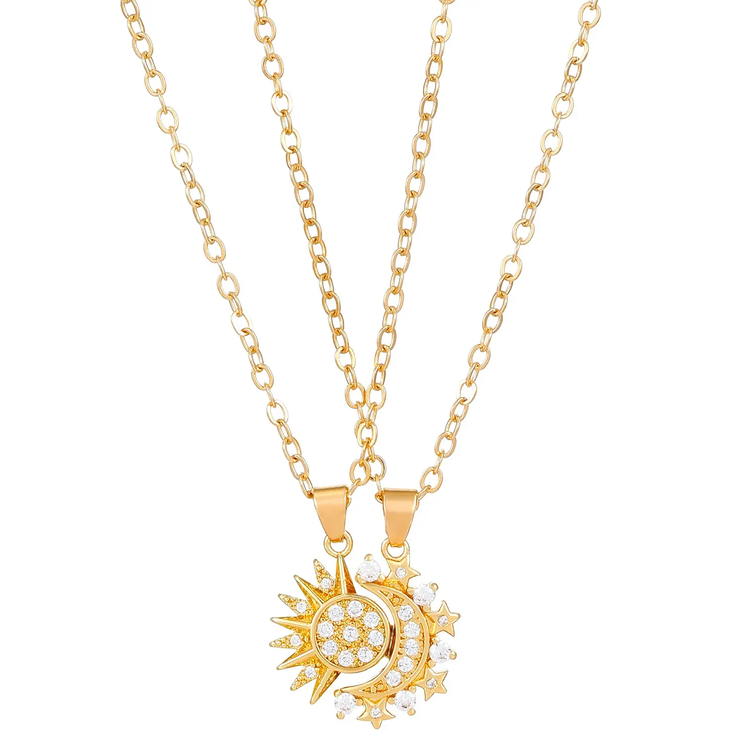 Collier Soleil et Lune