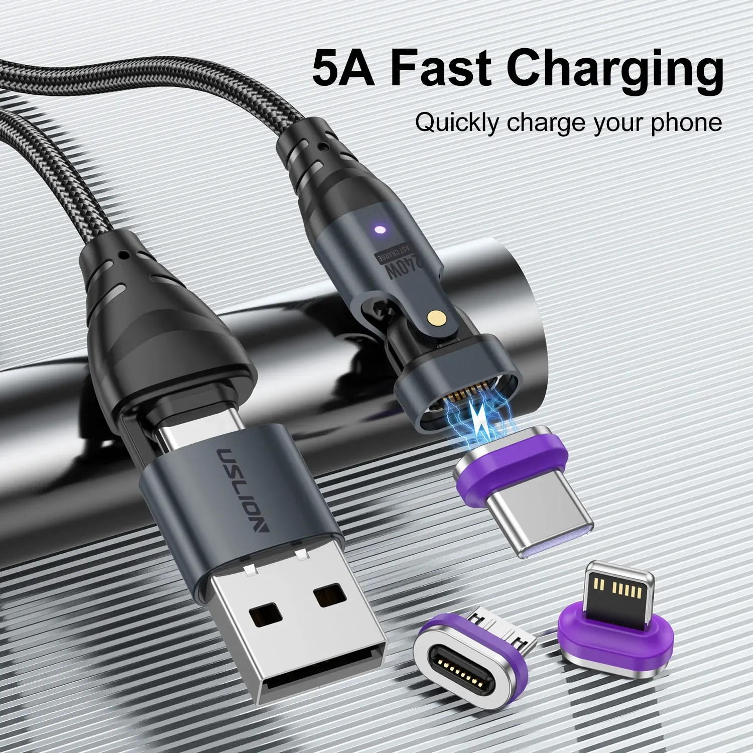 Câble de charge 6-en-1 à charge ultra-rapide 240W